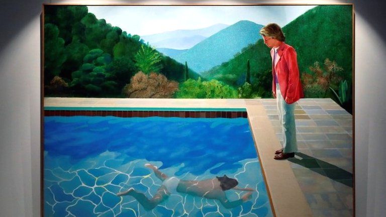 David Hockney's Portrait of an Artist (Pool with Two Figures) at Christie's New York