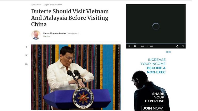 Bài báo trên Tạp chí Forbes