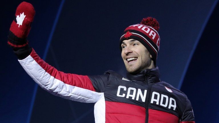 Gold medalist Eric Radford of Team Canada