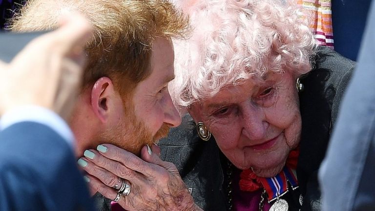 Prince Harry and Daphne Dunn