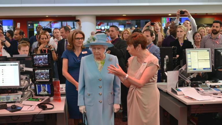 Nữ Hoàng Anh thăm BBC.