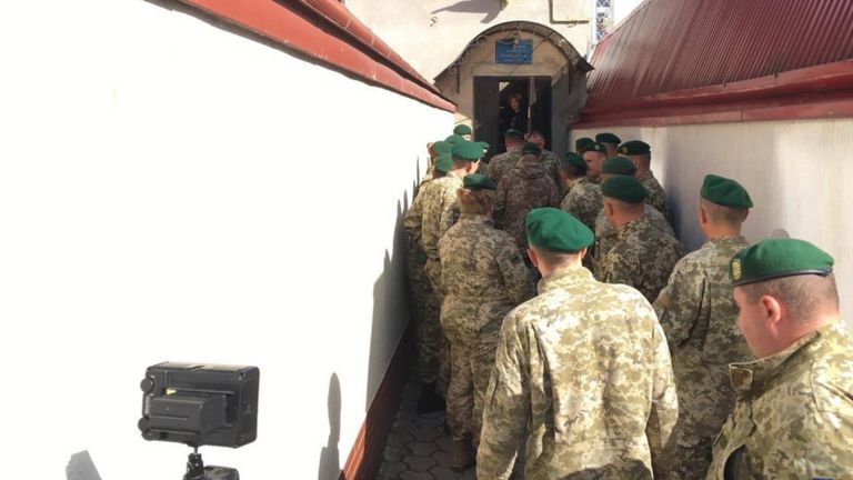 На суде присутствовали пограничники