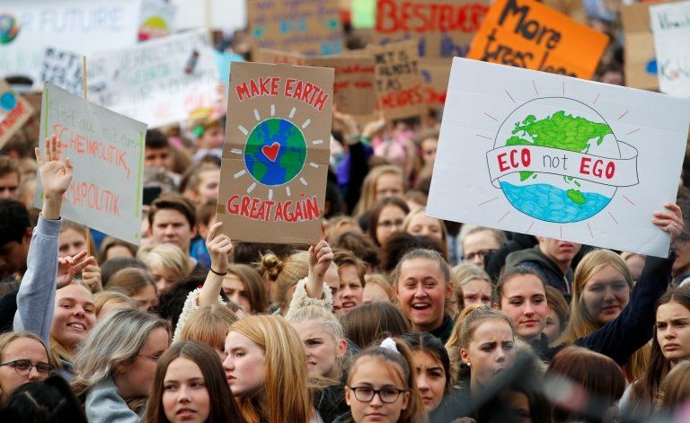 Global climate strikes: Millions of children take part in protests to ...