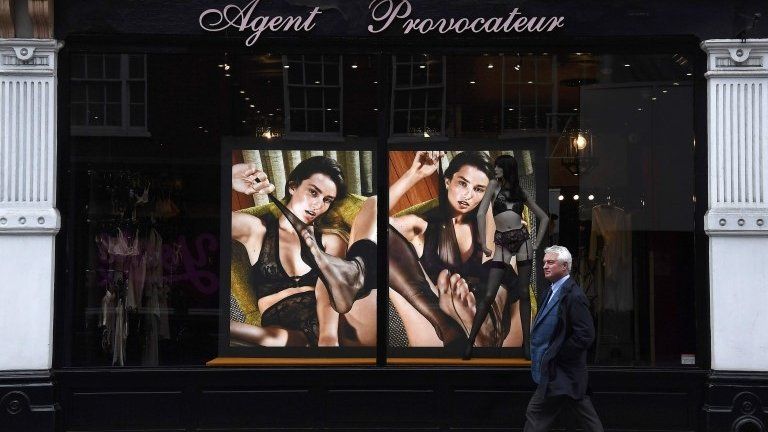 Agent Provocateur shop window