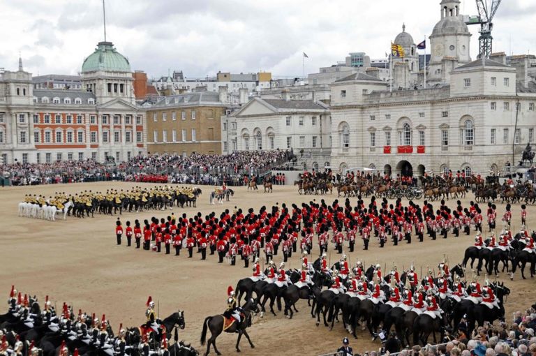 The Trooping the Colour at Horseguards Parade