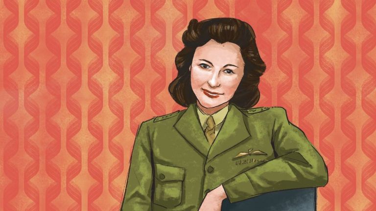 An illustration of Nancy Wake, an Australian spy during WW2