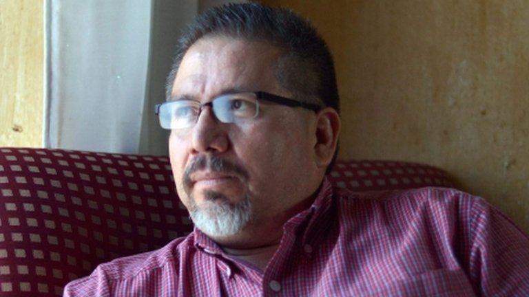 Mexican journalist Javier Valdez, pictured on May 23, 2013.