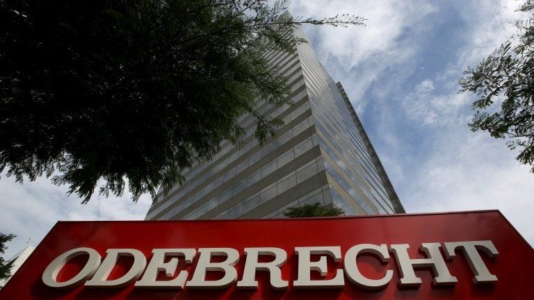 The headquarters of Odebrecht SA is pictured in Sao Paulo, Brazil, March 22, 2016.