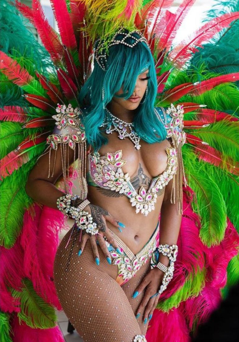 Rihanna katika sherehe ya Crop Over nchini Barbados