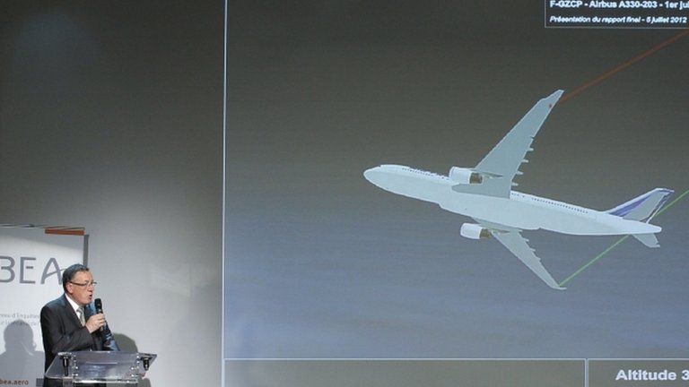 BEA Air France crash presentation, 5 July 2012