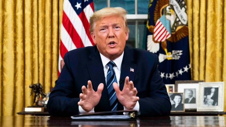 Donald Trump en la Casa Blanca