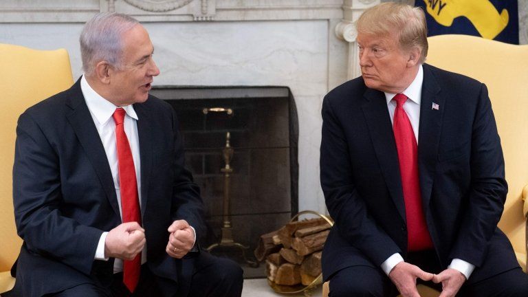 Trump and Netanyahu at the White House