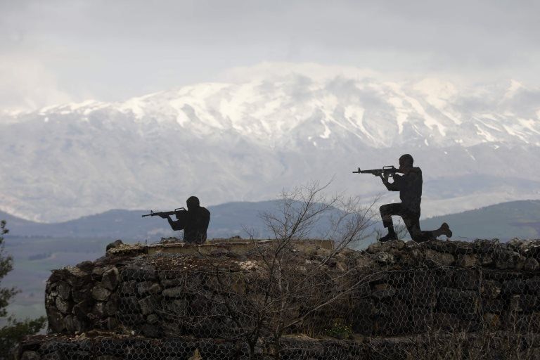 Golan Tepeleri'ndeki İsrail askerleri