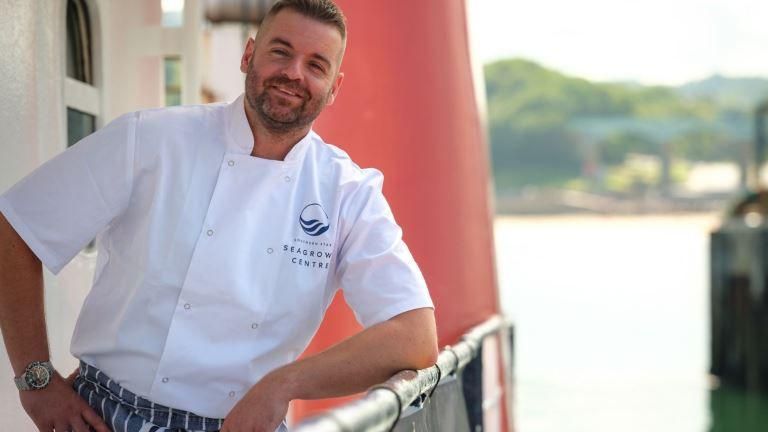 Chris Hobson, who runs a seaweed farm in Scarborough