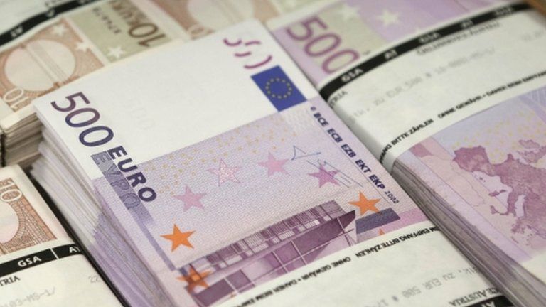 €500 banknotes (file image)