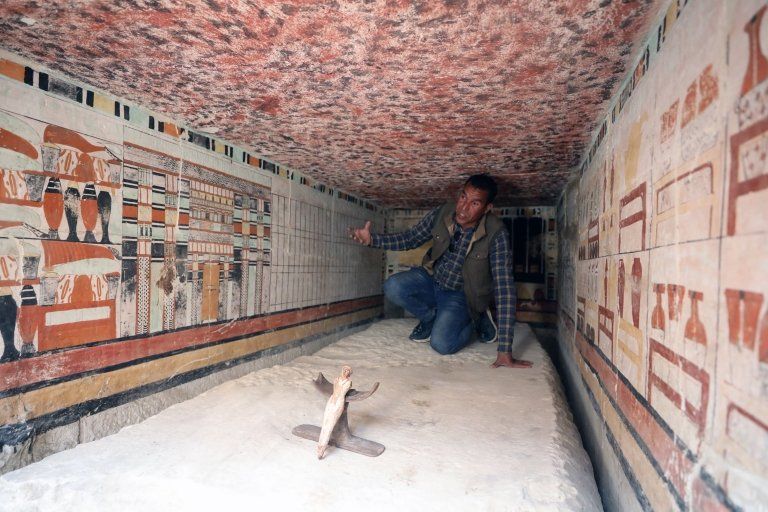 Expert archaeologists have been exploring the tombs