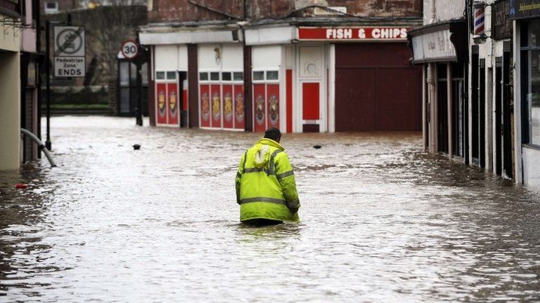 Flooding in Dumfries