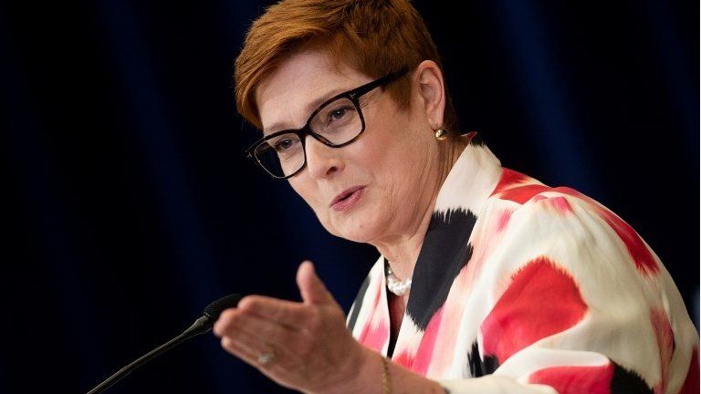 Australia's Foreign Minister Marise Payne