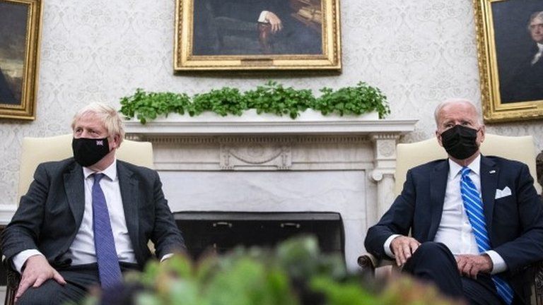 White House meeting between Boris Johnson and Joe Biden
