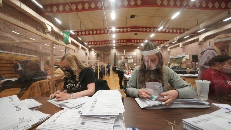 Vote counting in Hartlepool