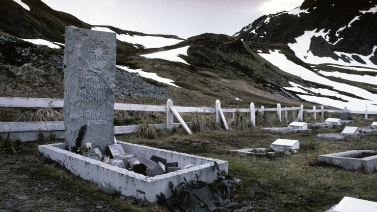 Tumba de Ernest Shackleton