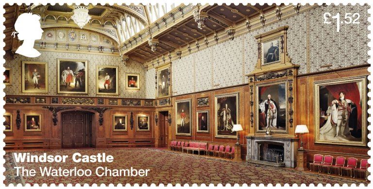 Royal Mail releases new Windsor Castle stamp set - BBC News