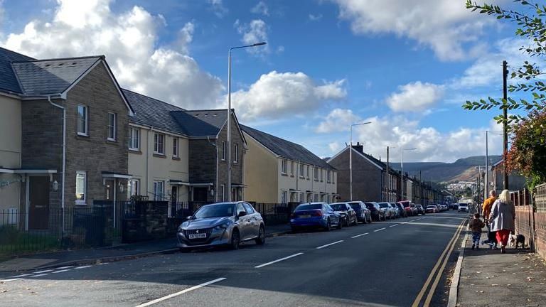 The crash happened on Brithweunydd Road, Trealaw