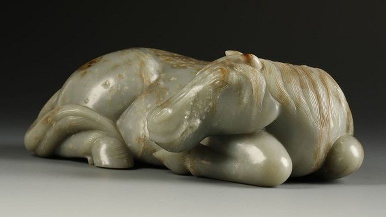 Jade horse from Ming or Qing dynasty