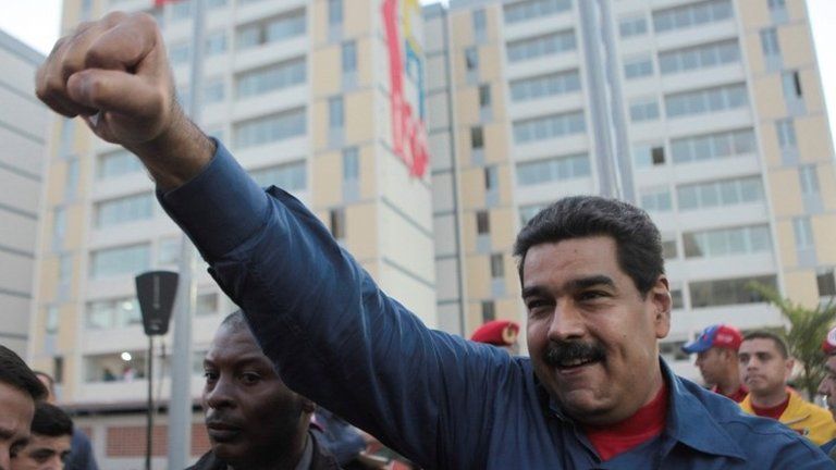 Venezuelan Campaign For Maduro Recall Passes First Hurdle Bbc News