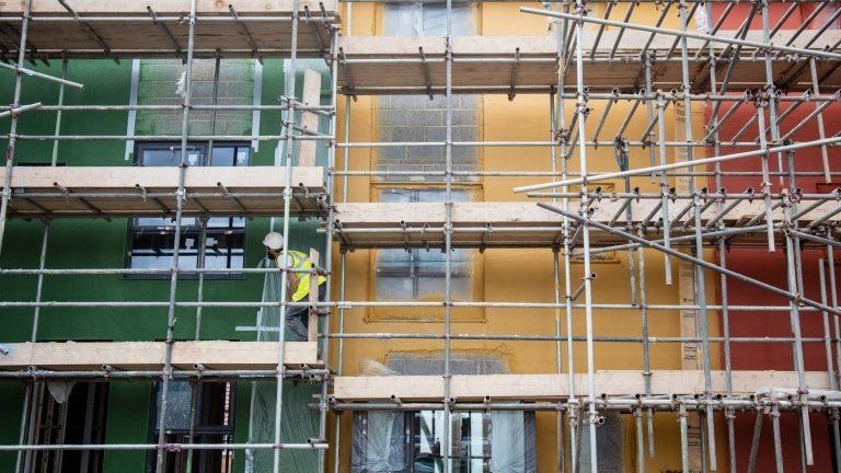 Builder on scaffolding