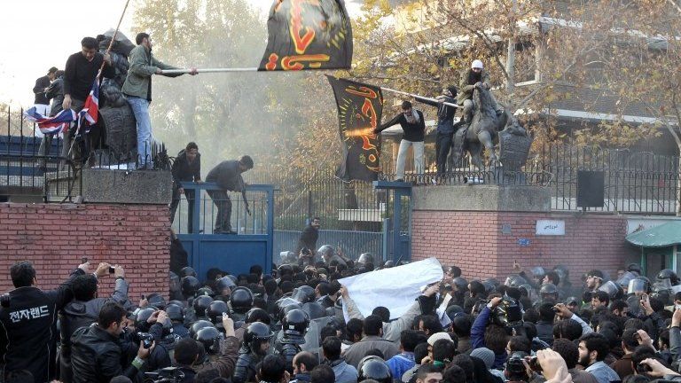 The British Embassy in Tehran has been closed since 2011 when it was stormed by protestors