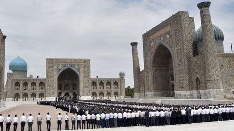 Samarkand's historic Registan square