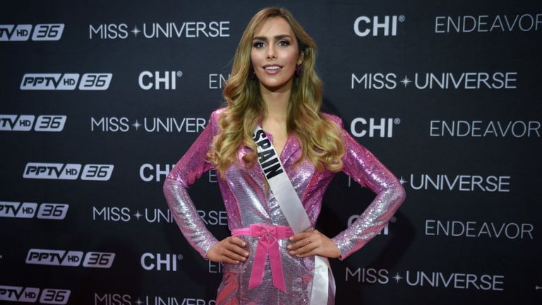 Hoa hậu Tây Ban Nha Angela Ponce