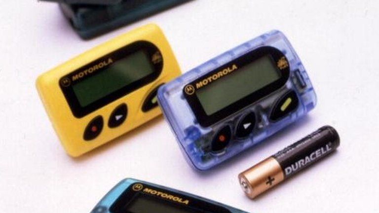 Motorola pagers from 1998