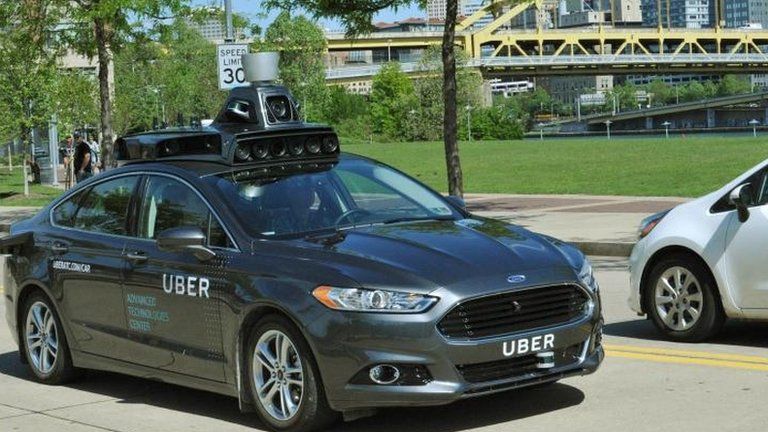 Uber self-drive car