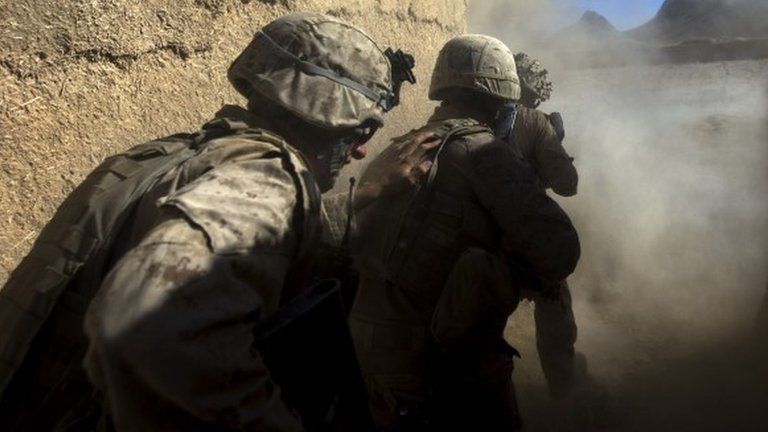 US Marines in Afghanistan (file photo)