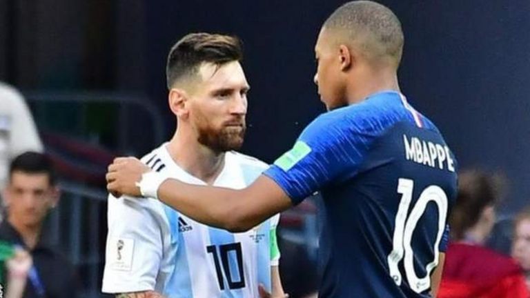 Messi na Mbappe