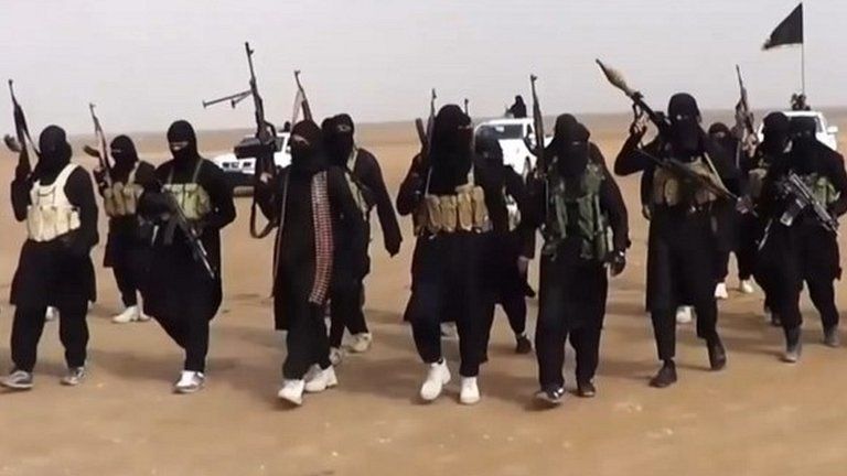 An image grab taken from an Isis propaganda vide