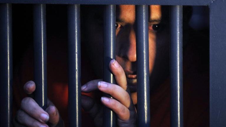 An inmate at a maximum security jail in Guatemala (04/23/2010)