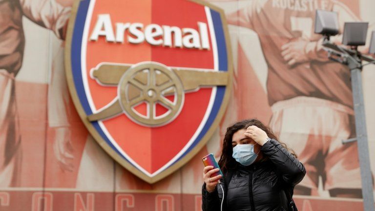 Arsenal fan at Reuters
