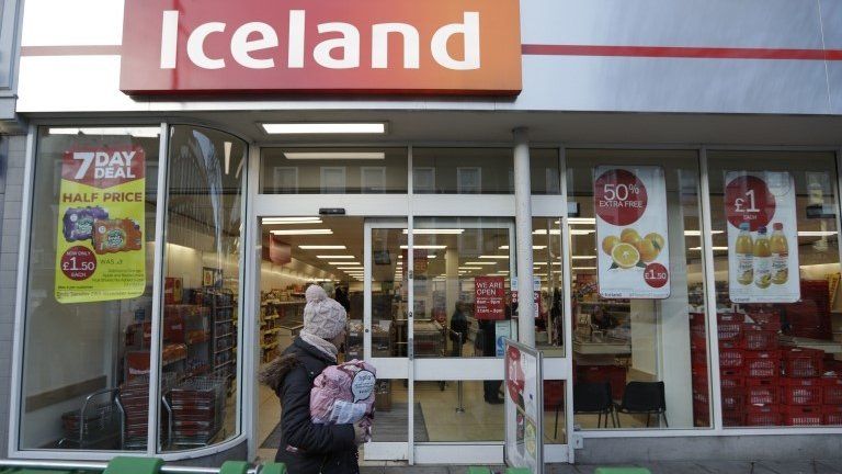 Iceland supermarket