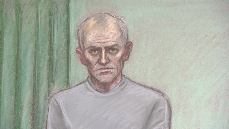 Court drawing of Barry Bennell