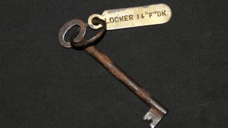 Small key for locker on the Titanic