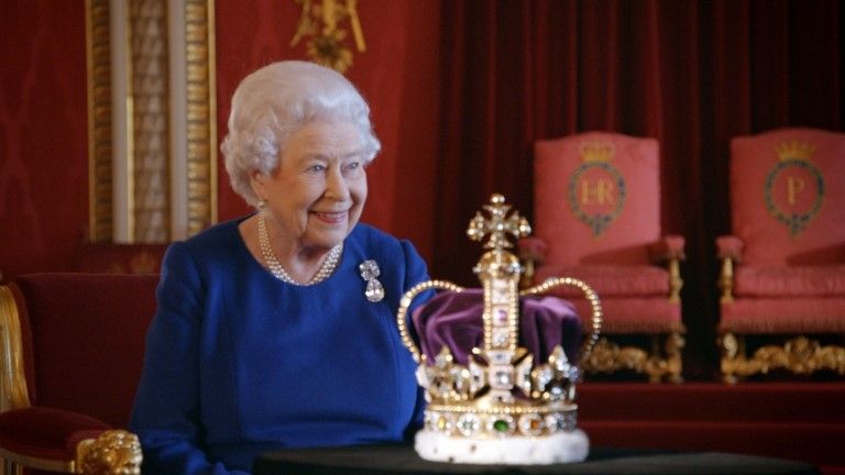 the Queen and a crown from the documentary