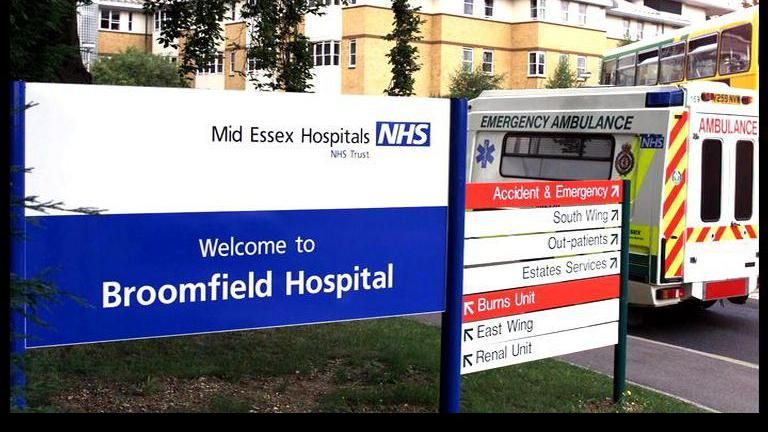 Broomfield Hospital in Essex