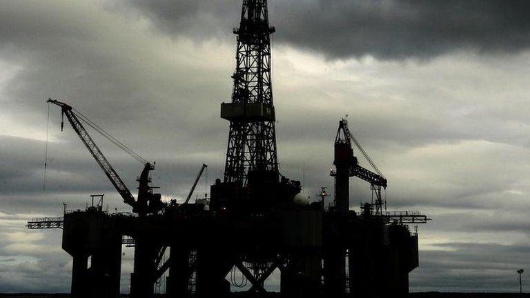 oil platform in Cromarty Firth