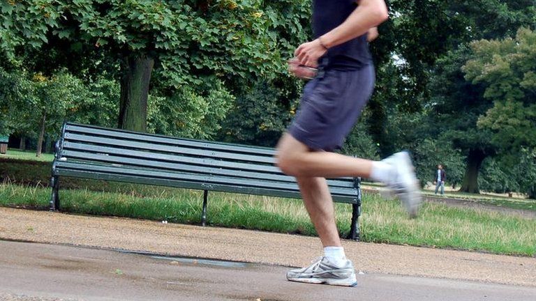 Man jogging
