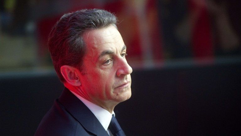 File image of former French President Nicolas Sarkozy