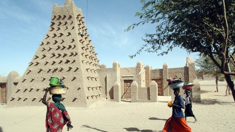Djingareyber mosque in Timbuktu, Mali