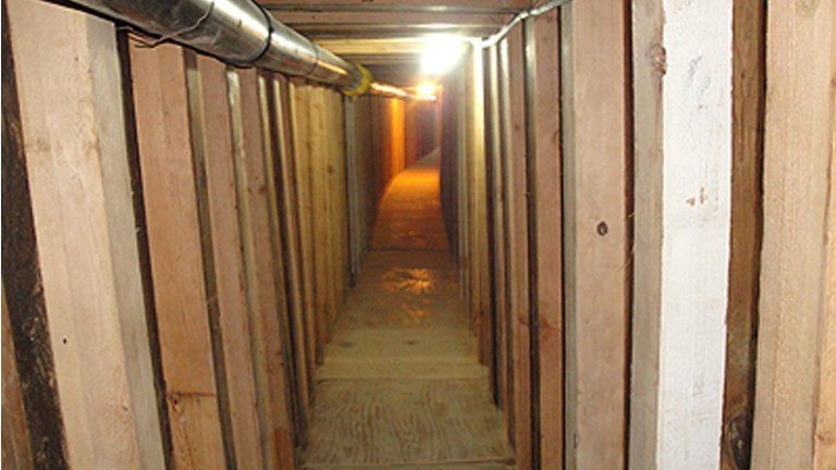 Tunnel found running underneath the US-Mexico border